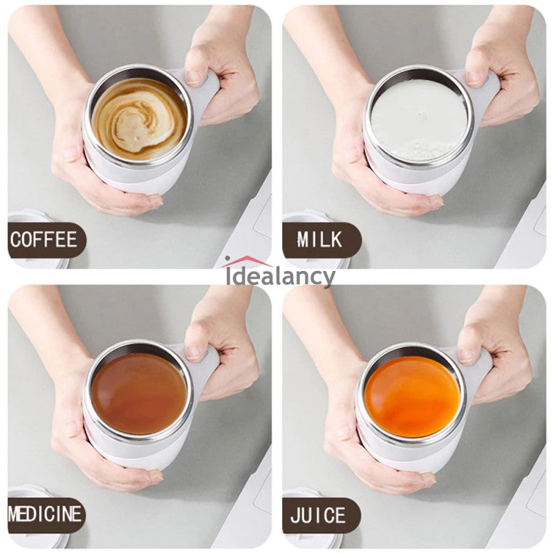 Self Stirring Mixing Mug